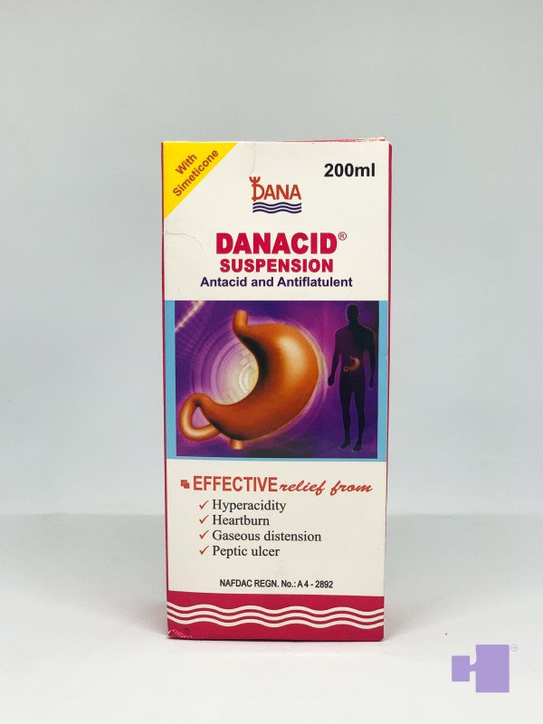 DANACID SUSPENSION 200ML